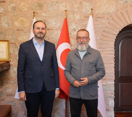 Dernek Başkanımız Prof. Dr. M. Hamza Müslümanoğlu’ndan Yeşilay Başkanı Mehmet Dinç’e Ziyaret